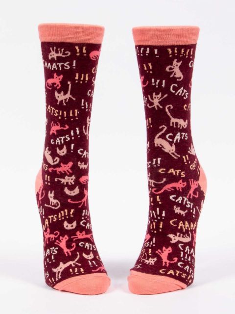 Image of Cats!! W-Crew Socks